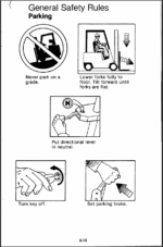 Clark GCS, GPS 17 thru 30 and GCX, GPX 20 thru 30 Forklift Operators Manual (OM-520)
