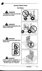 Clark GCX, GPX30-55 Forklift Operators Manual (OM-593)