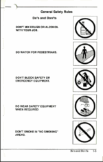 Clark GPX35, GPX40, GPX45, GPX50, GPX55 Forklift Operators Manual (OM-606)