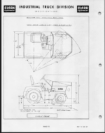 Clark Models 20, 30, 40, 50 CTA E Forklift Operators Manual (O-185)