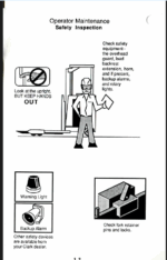 Clark GTDT30, GTDT60E Forklift Operators Manual (OM-607)