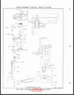 Clark Rider Straddle Stacker Parts Manual (X110A)
