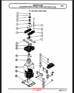 Clark NOS15 Reach Truck Parts Manual (X168)
