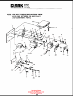 Clark NP15, NP15D, NP20, NP22 Reach Truck Parts Manual (NP-5)