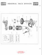 Clark IT60 Forklift Parts Manual (X122A)