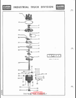 Clark Clarklift CFY20B Forklift Parts Manual (X118B)