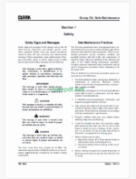 Clark C15, C18, C20s D, L and C15, C18, C20sC L Forklift Service Manual (SM1066)