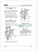 Clark C60, C70, C75 L PSI 4X Engine Truck Forklift Service Manual (SM1057)