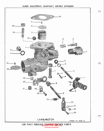 Clark Clarklift Model C20 SU, C25 SU Forklift Parts Manual (X120B)