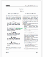 Clark GTS20, GTS25, GTS30, GTS33L HMC Theta Engine Forklift Service Manual (SM1170)