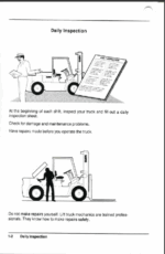 Clark C500Y110, C500Y135, C500Y155, C500Y165 D Forklift Operators Manual (OM-591)