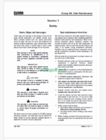 Clark S20, S25, S30, D35D Isuzu Tier 4 Engine Truck Forklift Service Manual (SM1081)