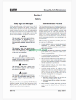Clark S20, S25, S30, S35 L, G and S20, S25, S30, S32C L, G Ford 4G Ranger Engine Forklift Service Manual (SM1176)