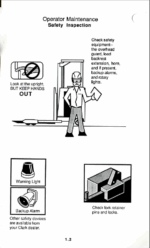 Clark NP300-20 thru 40, NS300-30 thru 40 Forklift Operators Manual (OM-538)
