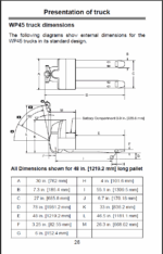Clark WP45 Pallet Truck Operators Manual (OM-698)