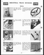 Clark C300-40 Forklift Operators, Maintenance and Parts Manual (2352093-95)