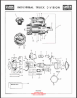Clark Clarklift CFY70 Forklift Parts Manual (X32A1)