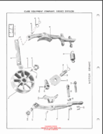 Clark Articulating Hi-Lift Pallet Parts Manual (X106A)