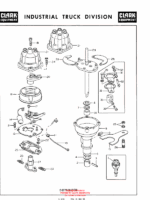 Clark Clarklift Model CY60 Forklift Parts Manual (X114A)