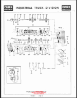 Clark Clarklift DCY150B Diesel Forklift Parts Manual (GX57B3)