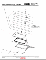 Clark C500 Y 800CH Container Handler Lift Truck Parts Manual (X175)