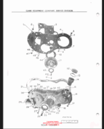 Clark Clarklift Ranger 40 Forklift Parts Manual (X102A)