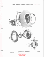 Clark Electric Utilitruc 80 Parts Manual (X66A)