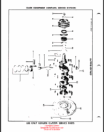 Clark CY40B, CY50B Forklift Parts Manual (X28B)