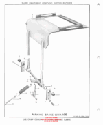 Clark Electric Clarklift Low Silhouette-20 Forklift Parts Manual (XS7A)