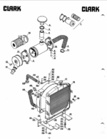 Clark DRT30 Diesel Rough Terrain Lift Truck Parts Manual (DRT30-1)