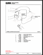Clark DTT30 Towing Tractor Parts Manual (X171)