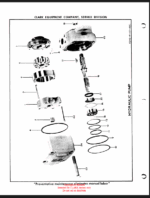 Clark Model CY80 Forklift Parts Manual (X114A2)