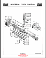 Clark Model MR100 Military Rough Terrain Parts Manual (G82A4)