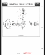 Clark GX10 B1-16 Parts Manual (GX10B1-16)