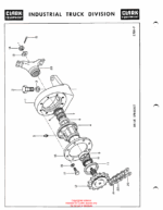 Clark Series 510 Van Carrier Parts Manual (X139)