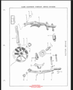 Clark Powrworker Tractor Parts Manual (X105A)
