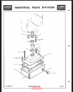 Clark Series 512 Van Carrier Parts Manual (X141B)