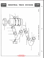 Clark Series 512 Van Carrier Parts Manual (X141D)