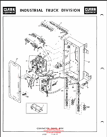 Clark ST25 Forklift Parts Manual (GX136A)