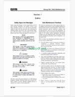 Clark S20, S25, S30, S35 L, G and S20, S25, S30, S32C L, G Ford Engine Truck Forklift Service Manual (SM1083)