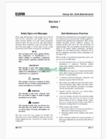 Clark S40s, S40, S45s, S45 D and S50s, S50, S55, S60 D Kubota Diesel Tier 2 Engine Truck Forklift Service Manual (SM1188)