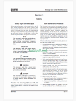 Clark S40s, S40, S45s, S45 L, S50s, S50, S55, S60 L KUBOTA LPG Tier0,Tier4-Stage 5 Engine Truck Forklift Service Manual (SM1193)