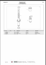 Wacker Neuson 1101C, 1101CP Skid Steer Loader Parts Manual