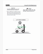 Clark C20, C25, C30, C35 D,L,G and C20, C25, C30, C32C L Forklift Service Manual (SM996
