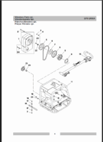 Wacker Neuson BPU 2950A Reversible Plates Parts Manual