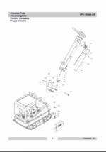 Wacker Neuson BPU 5545A US Reversible Plates Parts Manual