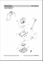 Wacker Neuson BPU 3750Ats US Reversible Plates Parts Manual