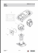 Wacker Neuson BS50-2 11in US Vibratory Rammers Parts Manual