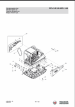 Wacker Neuson DPU4545HECH US Vibratory Plate Parts Manual