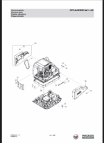 Wacker Neuson DPU6555Heh US Vibratory Plate Parts Manual